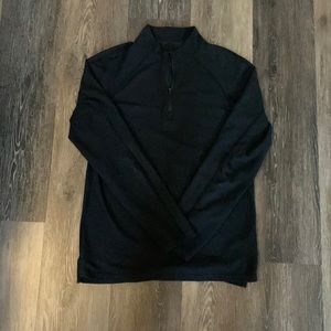 Reigning Champ Lightweight Black Half Zip